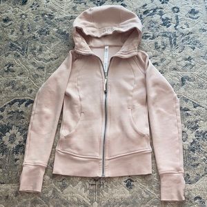 Light pink Scuba zip up